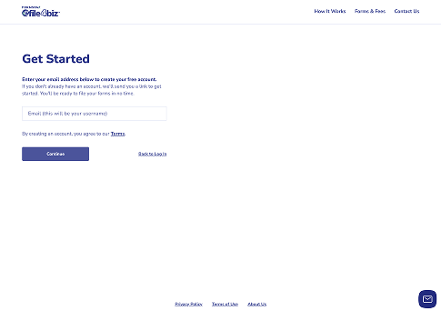 Create a free account - no credit card needed