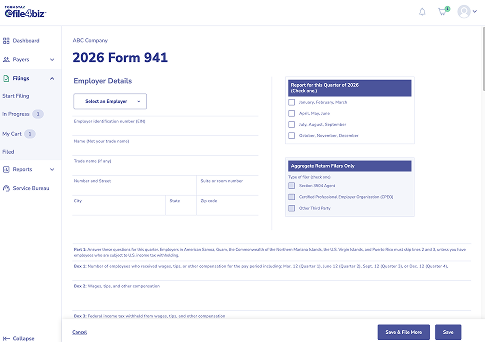 Fill out the on-screen forms